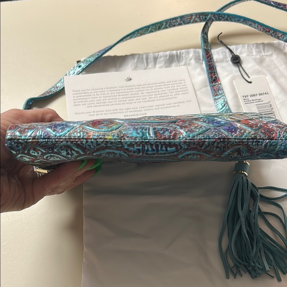 Brahmin Mina Frisky Montego Multicolor Crossbody Bag - Picture 8 of 13
